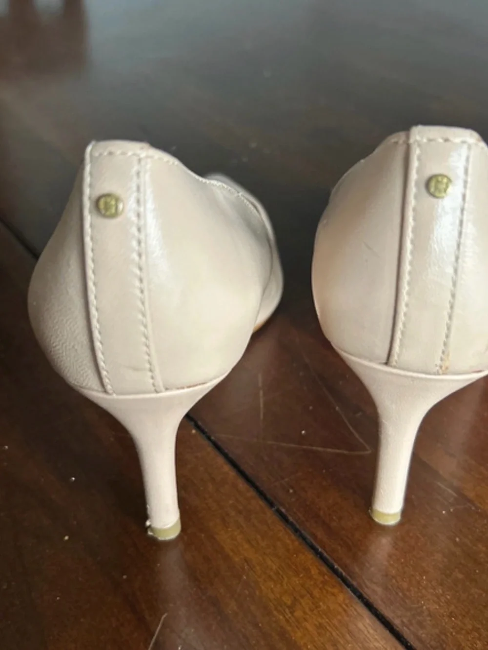 BCBGeneration Nude Pointed-Toe Heels - Picture 4 of 5